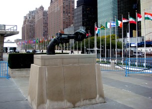 At the United Nations: the only safe weapon?